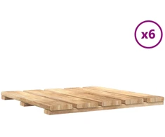 Terasinė Plytelė 6 pcs Ruda 50 x 50 cm Ruda impregnuota pušis