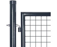 Tinkliniai sodo vartai, antracito spalvos, 350x175cm, plienas