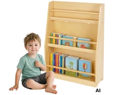 Tooky Toys TOOKY TOY medinė knygų lentyna