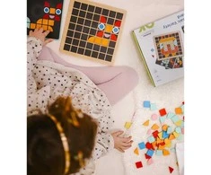 Tooky Toys TOOKY TOY Medinė mozaikinė Montessori dėlionė