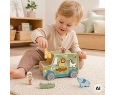 Tooky Toys TOOKY TOY Safari veiklos automobilis