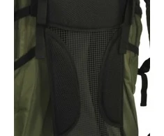 Turistinė kuprinė, uniformnė žalia, 60L, oksfordo audinys