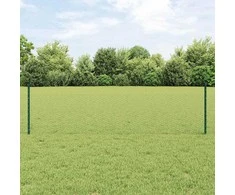 Hexagonal Fence with Post 25 x 0,5 m PVC dengtas plienas Žalia