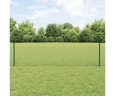 Hexagonal Fence with Post 100 x 0,5 m PVC dengtas plienas Žalia