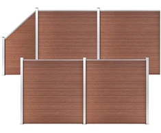 Tvoros rinkinys, rudos spalvos, 792x186cm, WPC