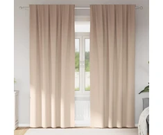 Užuolaidos su žiedais, blokuojančios šviesą 2 vnt. Taupe