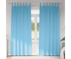 Užuolaidos su žiedais, blokuojančios šviesą 2 pcs