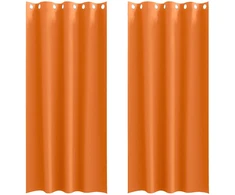 Užuolaidos su žiedais, blokuojančios šviesą 2 pcs