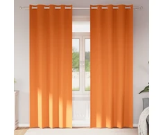 Užuolaidos su žiedais, blokuojančios šviesą 2 pcs