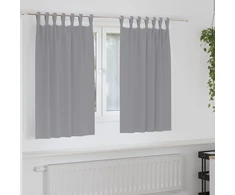Užuolaidos su žiedais, blokuojančios šviesą 2 pcs