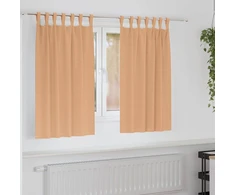 Užuolaidos su žiedais, blokuojančios šviesą 2 pcs