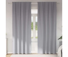 Užuolaidos su žiedais, blokuojančios šviesą 2 pcs