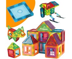 Vaikiški magnetiniai 3D konstruktoriai WOOPIE