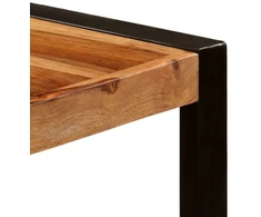 Valgomojo stalas, 180x90x75cm, rausv. dalberg. medienos masyvas
