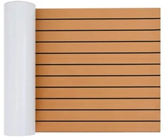 Valties kilimėlis Dryžuotas Ruda ir juoda 240 x 60 cm EVA