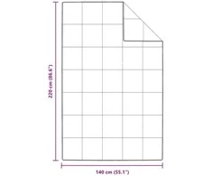 Patalynės komplektas Vasaros antklodė su pagalve 2 pcs Balta Plunksna