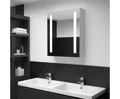 Veidrodinė vonios spintelė su LED apšvietimu, 50x13x70cm