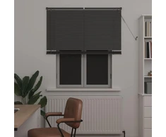 Venecijos žaliuzės Sidabrinė Pilka 150 x 110 cm 25 mm PVC