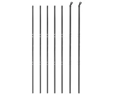 Vielinė tinklinė tvora, antracito, 2x10m, galvanizuotas plienas