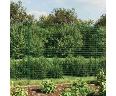Vielinė tinklinė tvora, žalia, 1,4x25m, galvanizuotas plienas