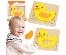 Viga Toys Viga medinė dėlionė ančiukas