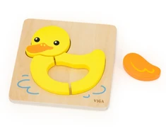 Viga Toys Viga medinė dėlionė ančiukas