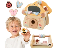 Viga Toys VIGA medinis grybų labirintas 18 mėn.+