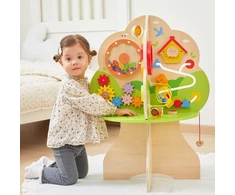 Viga Toys VIGA medinis veiklos medis muzikos edukacinis centras 18 m+