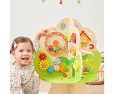 Viga Toys VIGA medinis veiklos medis muzikos edukacinis centras 18 m+