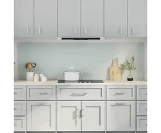 Virtuvės atbraila 2 pcs Balta 100 x 60 cm grūdintas stiklas
