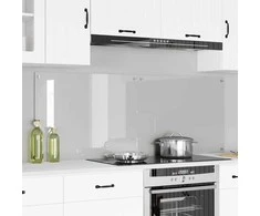 Virtuvės atbraila 2 pcs Skaidrus 80 x 60 cm grūdintas stiklas
