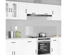 Virtuvės atbraila 2 pcs Skaidrus 100 x 40 cm grūdintas stiklas