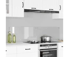 Virtuvės atbraila 2 pcs Skaidrus 80 x 40 cm grūdintas stiklas