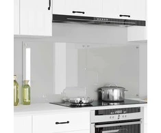 Virtuvės atbraila 2 pcs Skaidrus 70 x 60 cm grūdintas stiklas