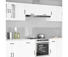 Virtuvės atbraila 2 pcs Skaidrus 120 x 40 cm grūdintas stiklas