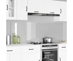 Virtuvės atbraila 2 pcs Skaidrus 90 x 60 cm grūdintas stiklas