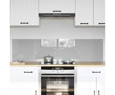 Virtuvės atbraila 2 pcs Šviesiai pilka 80 x 40 cm