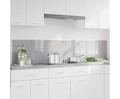 Virtuvės atbraila 2 pcs Šviesiai pilka 100 x 40 cm
