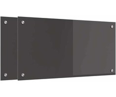 Virtuvės atbraila 2 pcs Tamsiai pilka 80 x 40 cm