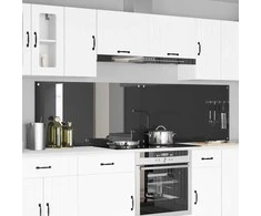 Virtuvės atbraila 2 pcs Tamsiai pilka 110 x 60 cm