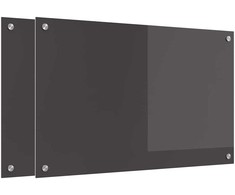 Virtuvės atbraila 2 pcs Tamsiai pilka 80 x 50 cm
