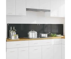 Virtuvės atbraila 2 pcs Tamsiai pilka 100 x 40 cm