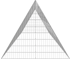 Vištų narvas Sidabro 650 x 100 x 85 cm Cinkuota plienas