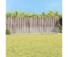 Vištų narvas Sidabro 650 x 100 x 85 cm Cinkuota plienas