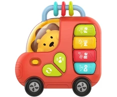 WOOPIE BABY Elektroniniai žaislai muzikinis pianinas autobusas liūtas 18 mėn