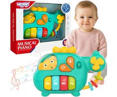WOOPIE BABY interaktyvus pianinas sraigtasparnis dramblys 18 mėn.+