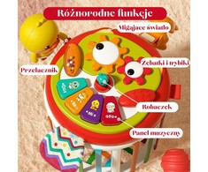 WOOPIE BABY interaktyvus sensorinis edukacinis kubas 1452
