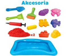 Woopie kinetinio smėlio magijos baseino rinkinys su priedais 3+