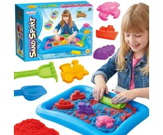 Woopie kinetinio smėlio magijos baseino rinkinys su priedais 3+