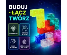 Woopie magnetinis konstruktorius vaikams Tetris 3D
